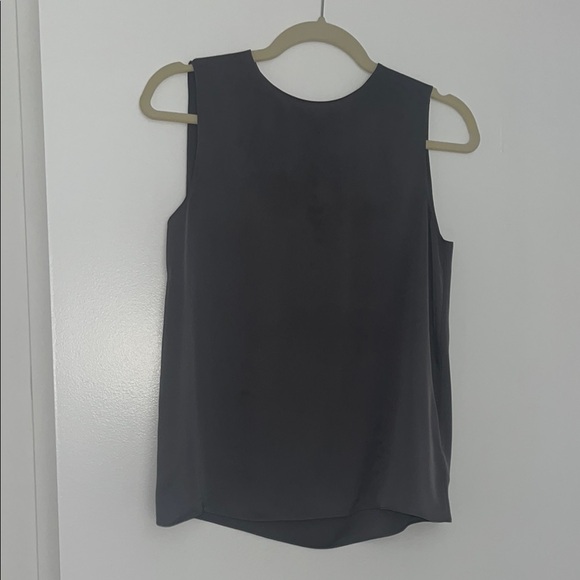 Theory Georgette Gray Sleeveless Top - Picture 1 of 1